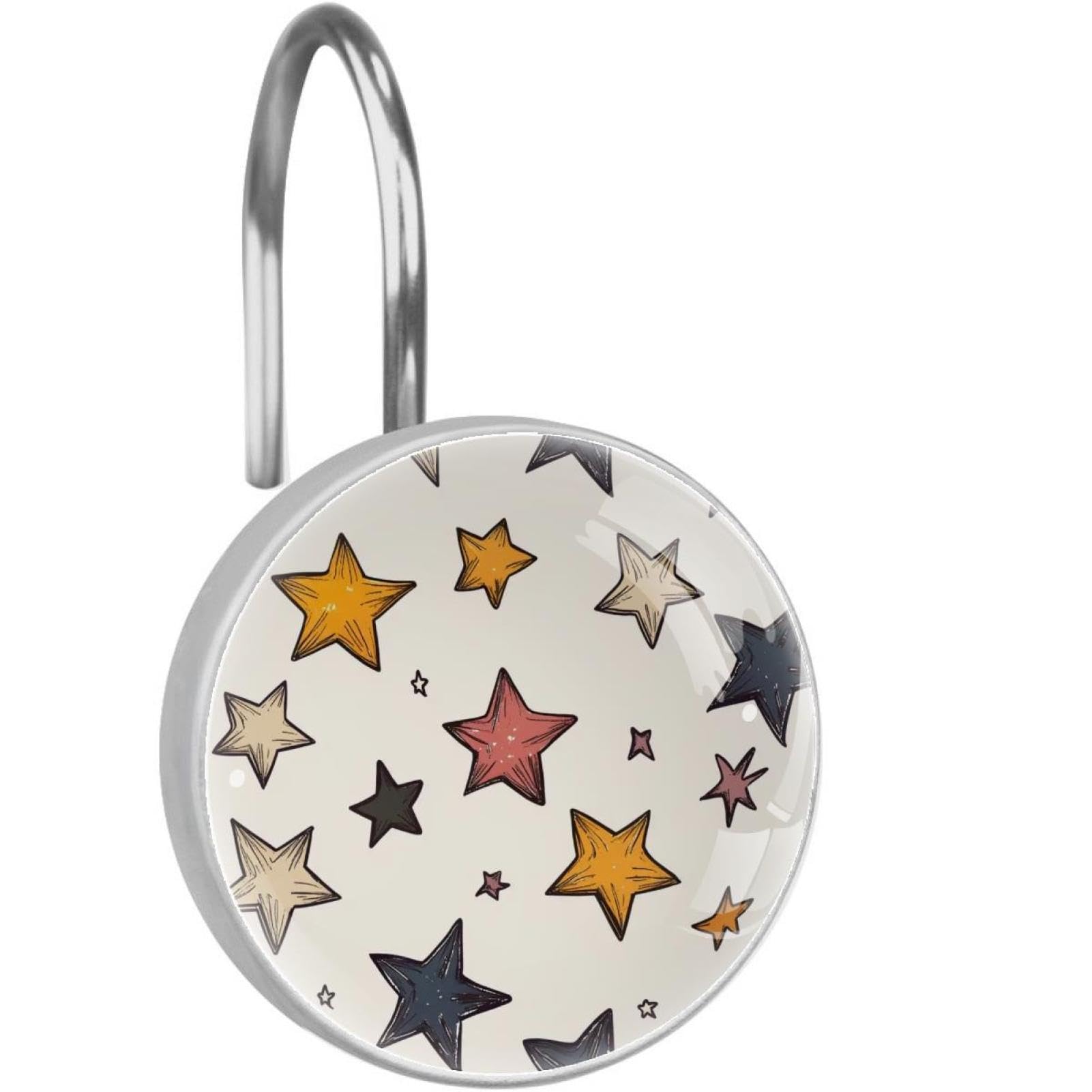 Crochets rideau de douche en cristal pour embellir votre salle de bain et vos tringles