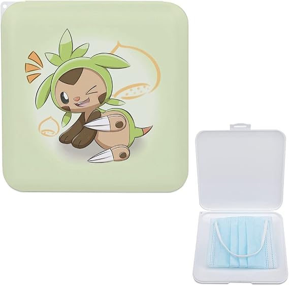 Amazon ハリマロン マスクケース 折りたたみ ストッパー付き 携帯用 アニメ キャラクター マスク用ボックス 収納ケース プラスチック 正方形 軽量 防塵 表面防水 Evisuk 人気 おしゃれ かわいい Evisuk 布マスク