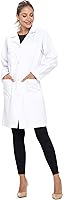 Vista 5 de Natural Uniforms Abrigo médico profesional de manga larga unisex de 40 pulgadas