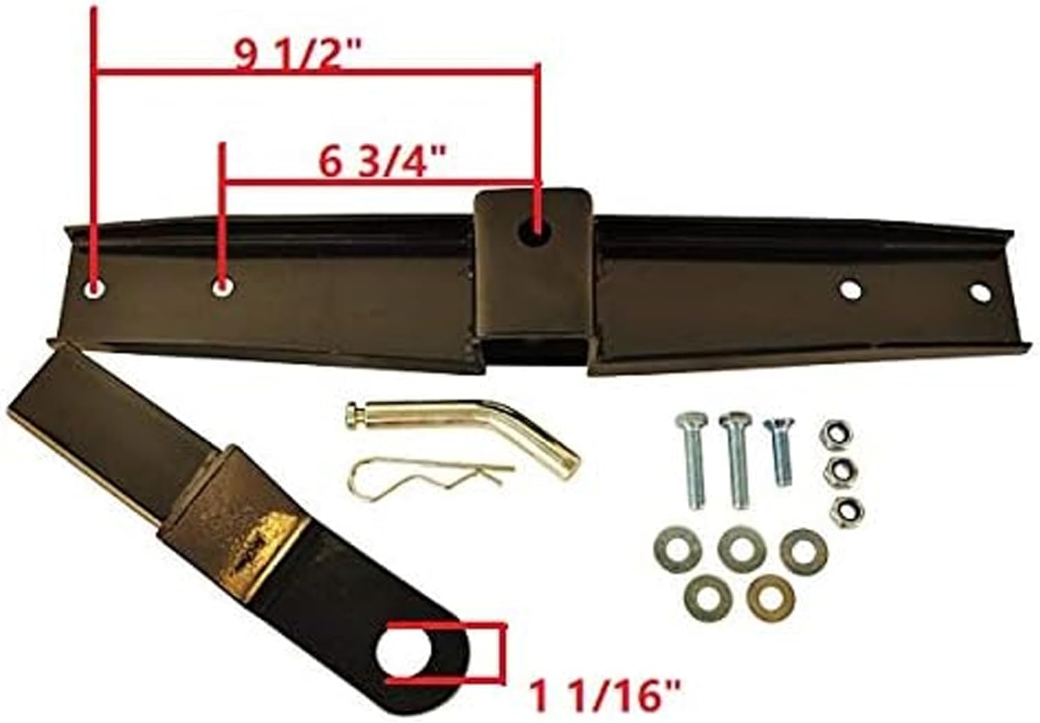 EZGO Trailer Hitch TXT/Medalist Golf Cart (1994-Up) with Bumper Receiver