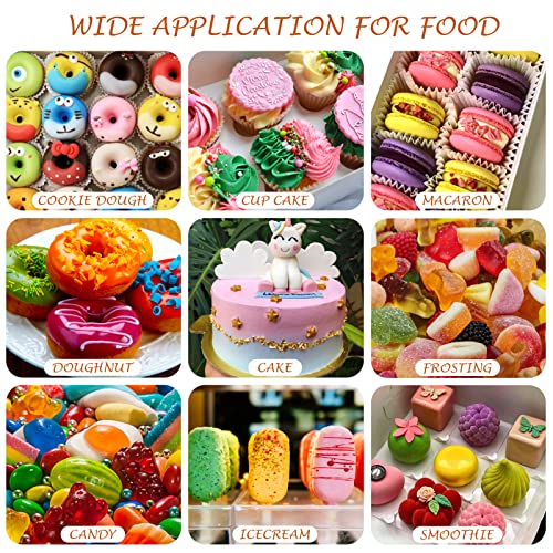image for Food Coloring - Wayin 8 Colors Cake Food Coloring Liquid Vibrant Color
