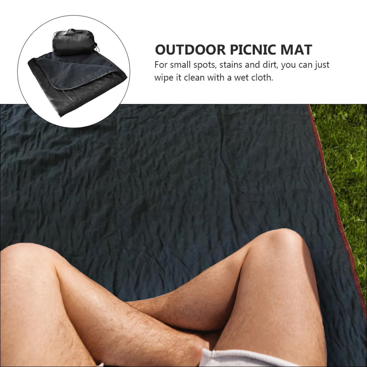 BESTonZON Manta Plegable para Siesta Aislamiento Térmico y Protección Agua para Playa y Parque