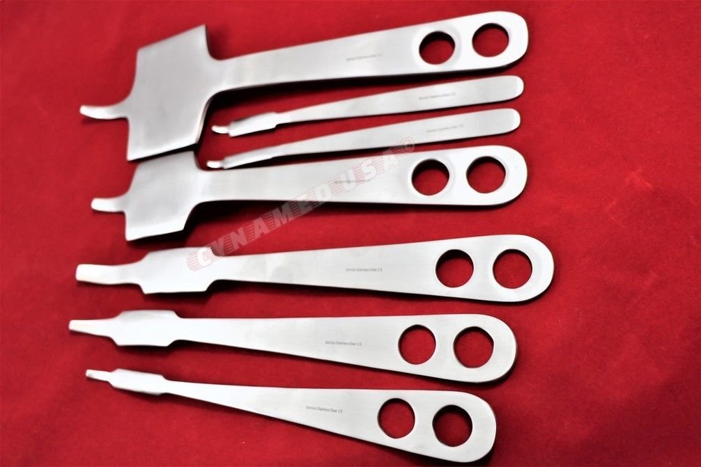 German 7-Pieces Set HOHMANN Retractor Veterinary Surgical Orthopedic Instruments