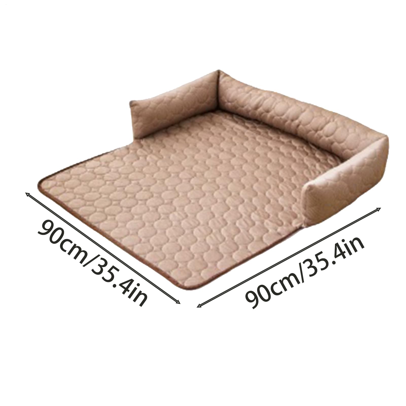 Tappetino rinfrescante per cani Antiscivolo con Coperta Comoda e | Tappetino rinfrescante con fondo antiscivolo per cani Cuscino Coperta Confortevole da Interni Cuccia Divano Auto Gabb