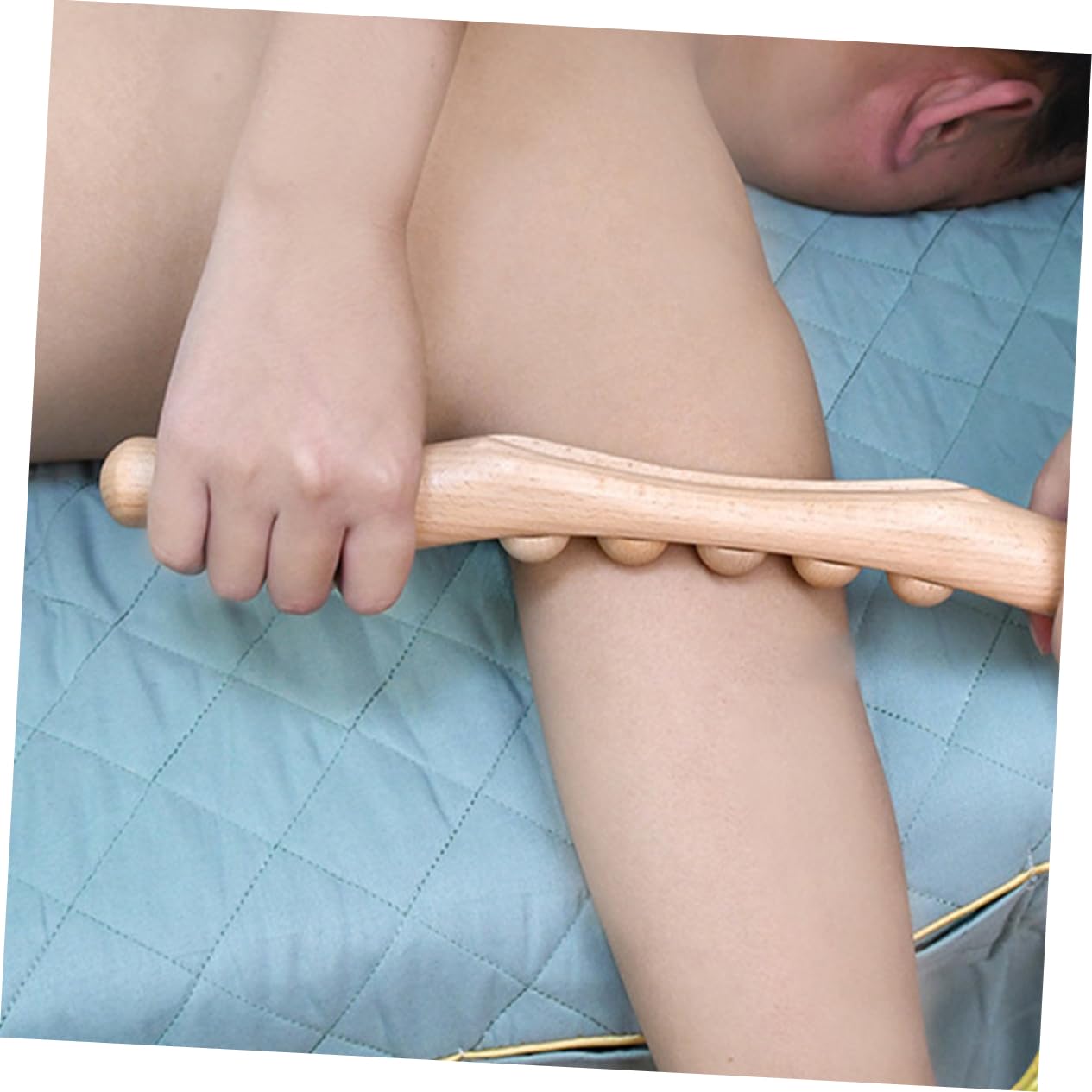 Healvian 3piezas Masajeador De Madera Natural Para Cuerpo y Pies Herramienta De Acupuntura Portátil Rodillo De Masaje De Beech Para Relajación y De Puntos Gatillo