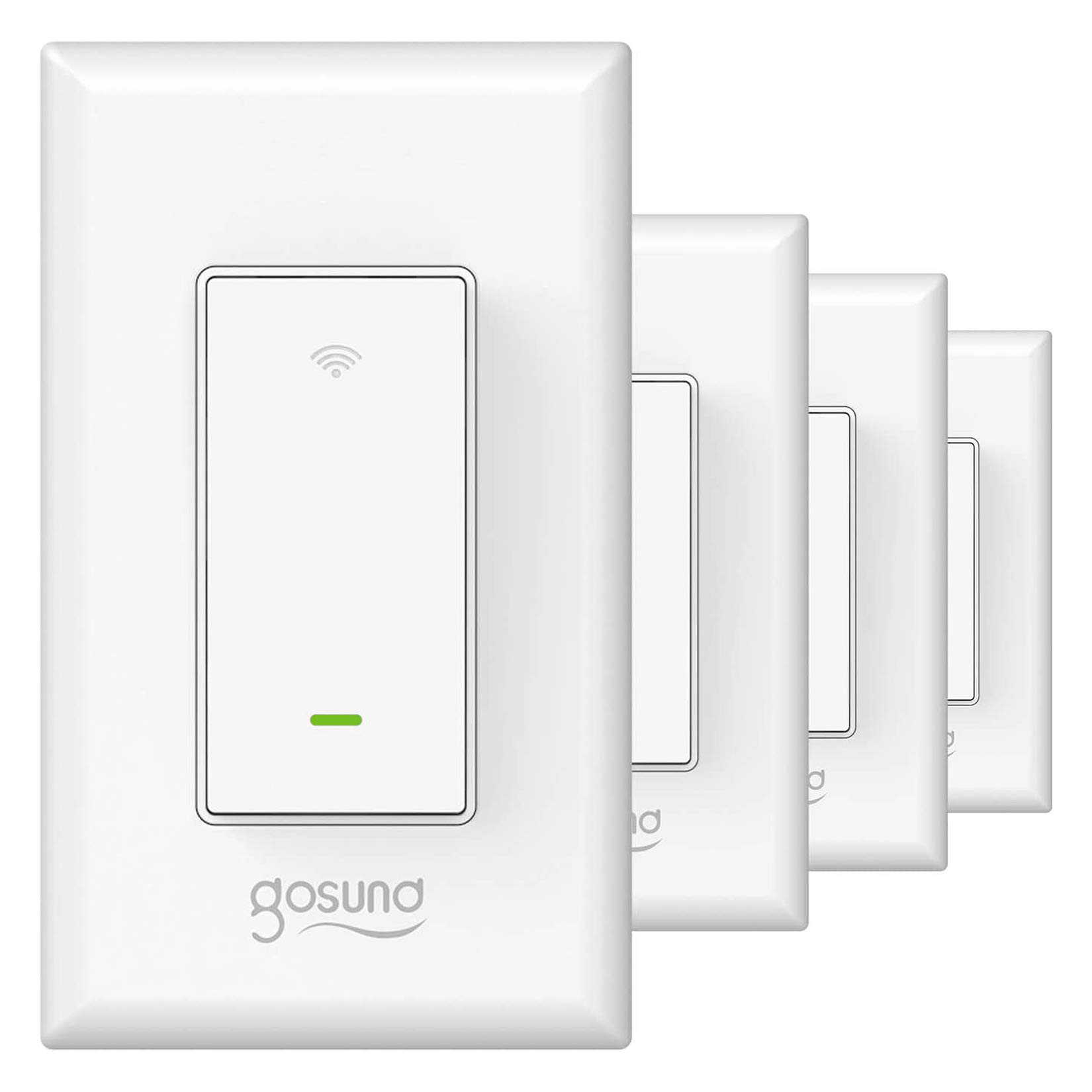 gosund 15a smart wifi light switch with remote control and timer