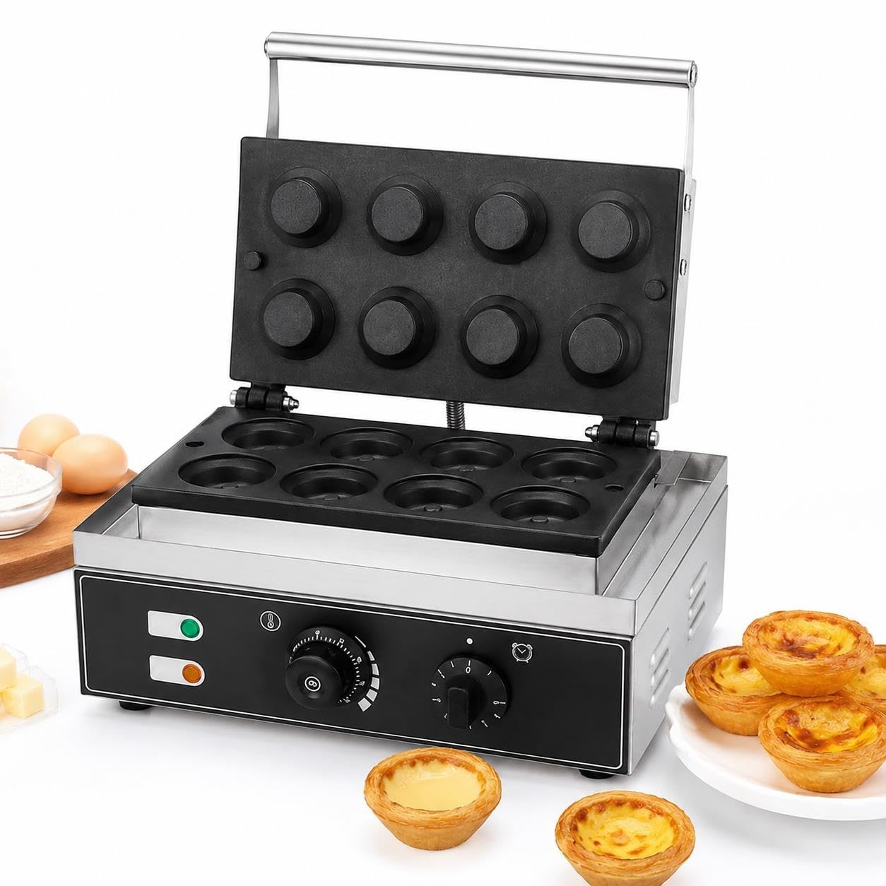 Máquina De Pastelería Eléctrica, Panadero De Tartas De 8 Orificios 1550W