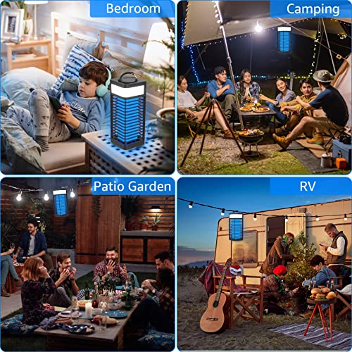 Gkkown Bug Zapper Outdoor And Indoor, Mosquito Zapper, Fly Zapper, Electric Rechargeable Cordless Waterproof Mosquito Trap, Mosquito Killer Lamp For Home, Patio, Camping And Rv, Usb Battery Powered #TOP6