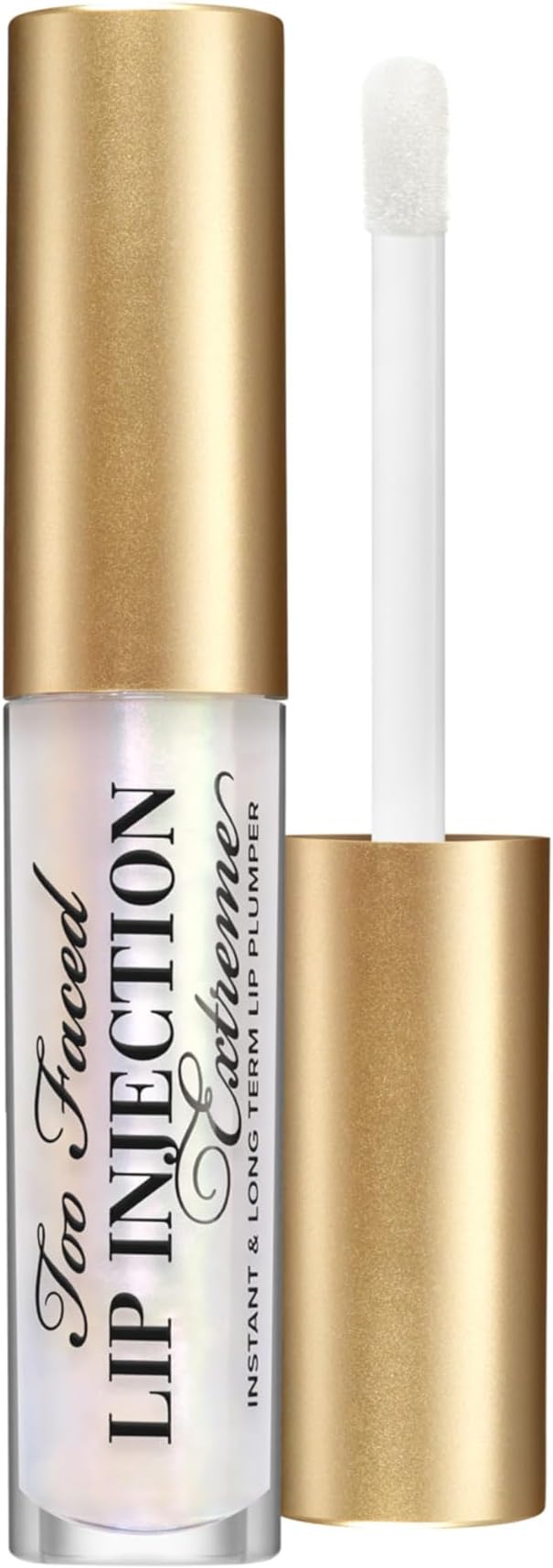 Too Faced Lip Injection Extreme Plumping Clicks | Hydrating, Sheer-To-Medium Buildable Coverage, Lip Plumper with Click Applicator