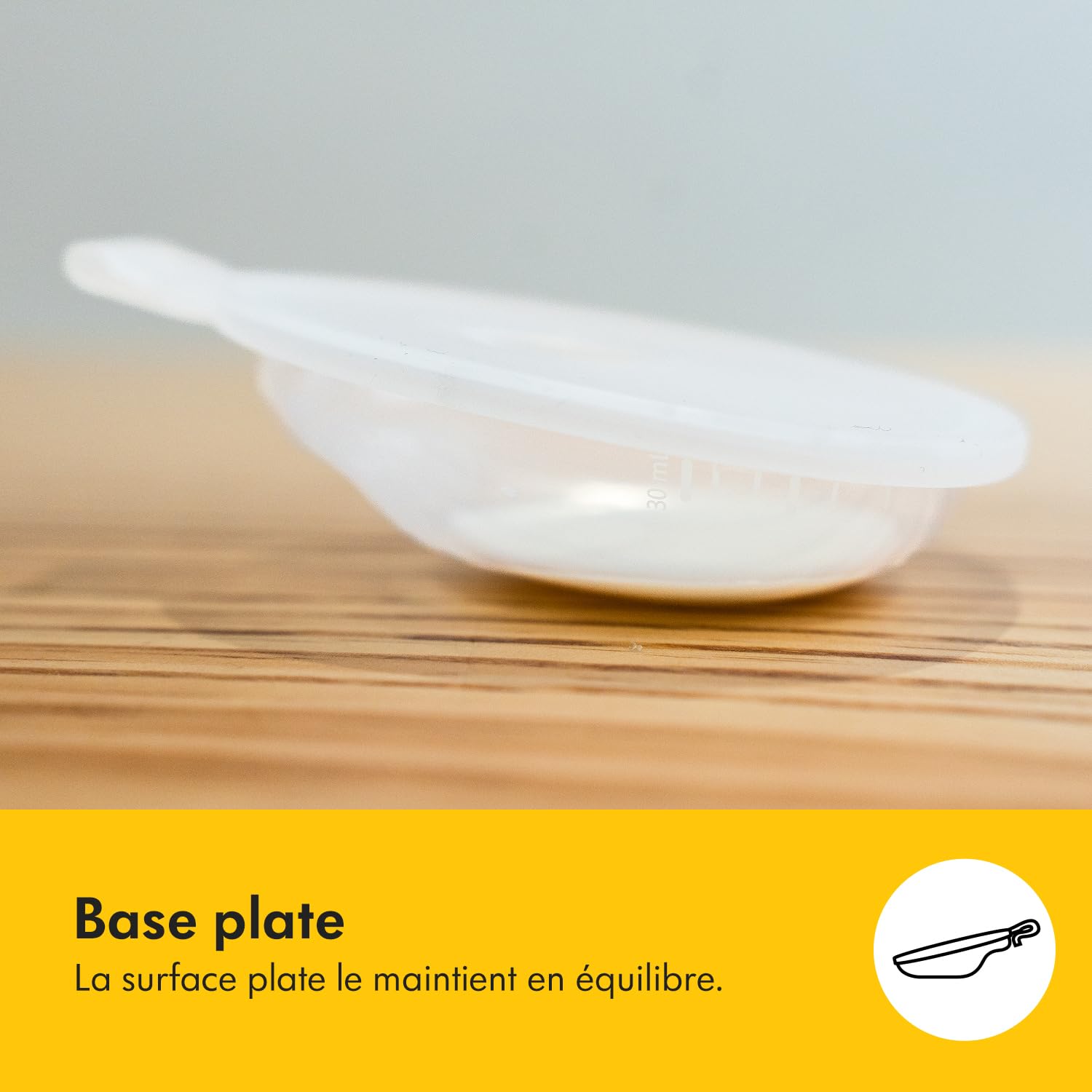Medela collecteur de lait maternel In-bra, étanche et facile à porter, avec bouchon souple, forme anatomique, sans BPA, facile à nettoyer et lavable au lave-vaisselle, capacité de 30 ml