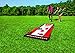 Wicked Big Sports Shuffle Toss-Supersized Game Combining Shuffle Board & Corn Hole Portable Outdoor Sport Tailgate Backyard Beach Game, Red