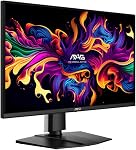 MSI MAG 272QP QD-OLED X24 27-inch 2560 x 1440 (QHD) Gaming Monitor, 240Hz, Adaptive-Synch, HDR Ready, HDMI, VGA Port,VESA Mountable, Tilt, 4-Side Slim Bezel, 0.03ms, Black