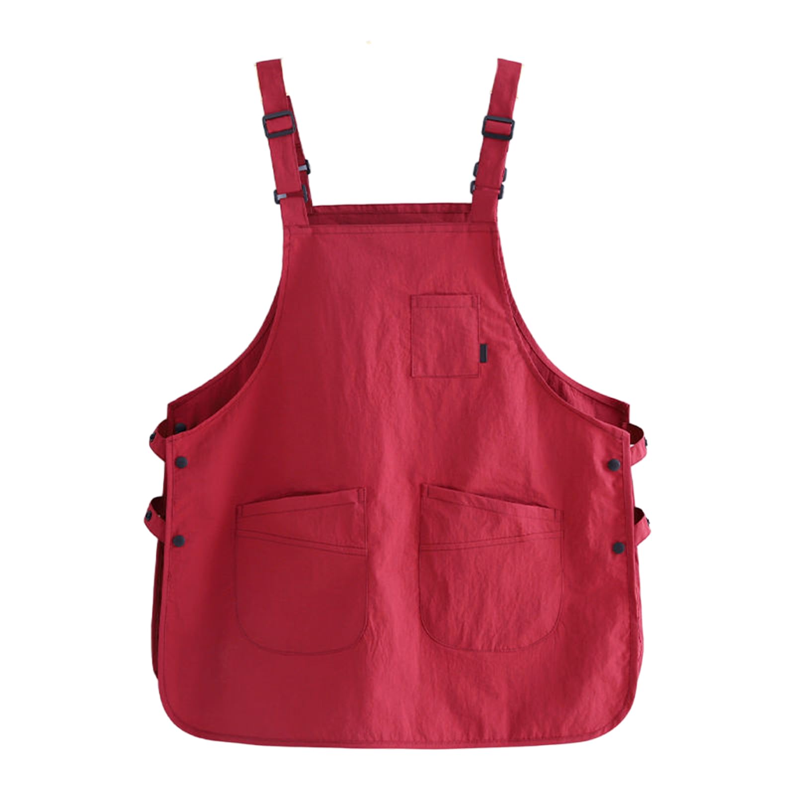 Delantales de repostería, Delantal de Zapatero - Chef Unisex con Espalda en Forma H for Cocina, Restaurante, Barbacoa y Manualidades(Red)