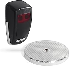 MOTORLINE MFE Modulated Outdoor Photocell Kit with Mirror Reflector and Range up to 12 m, Power Supply 12/24V AC - 12/24/36V DC, Ideal for Obstacle Detection on Automatic Doors and Gates