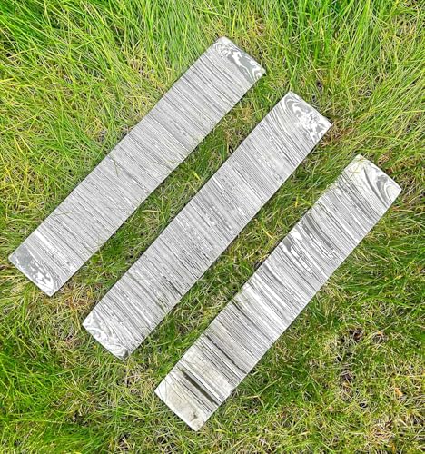 Extreme Twisted Damascus Steel Billet Bar – 10