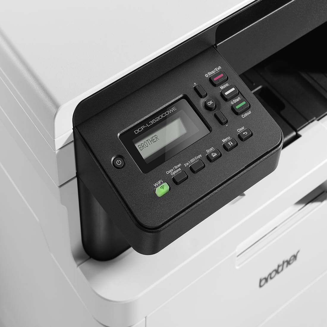 Brother DCP-L3520CDWE - Kompaktes 3-in-1 Farb-LED Multifunktionsgerät mit WLAN