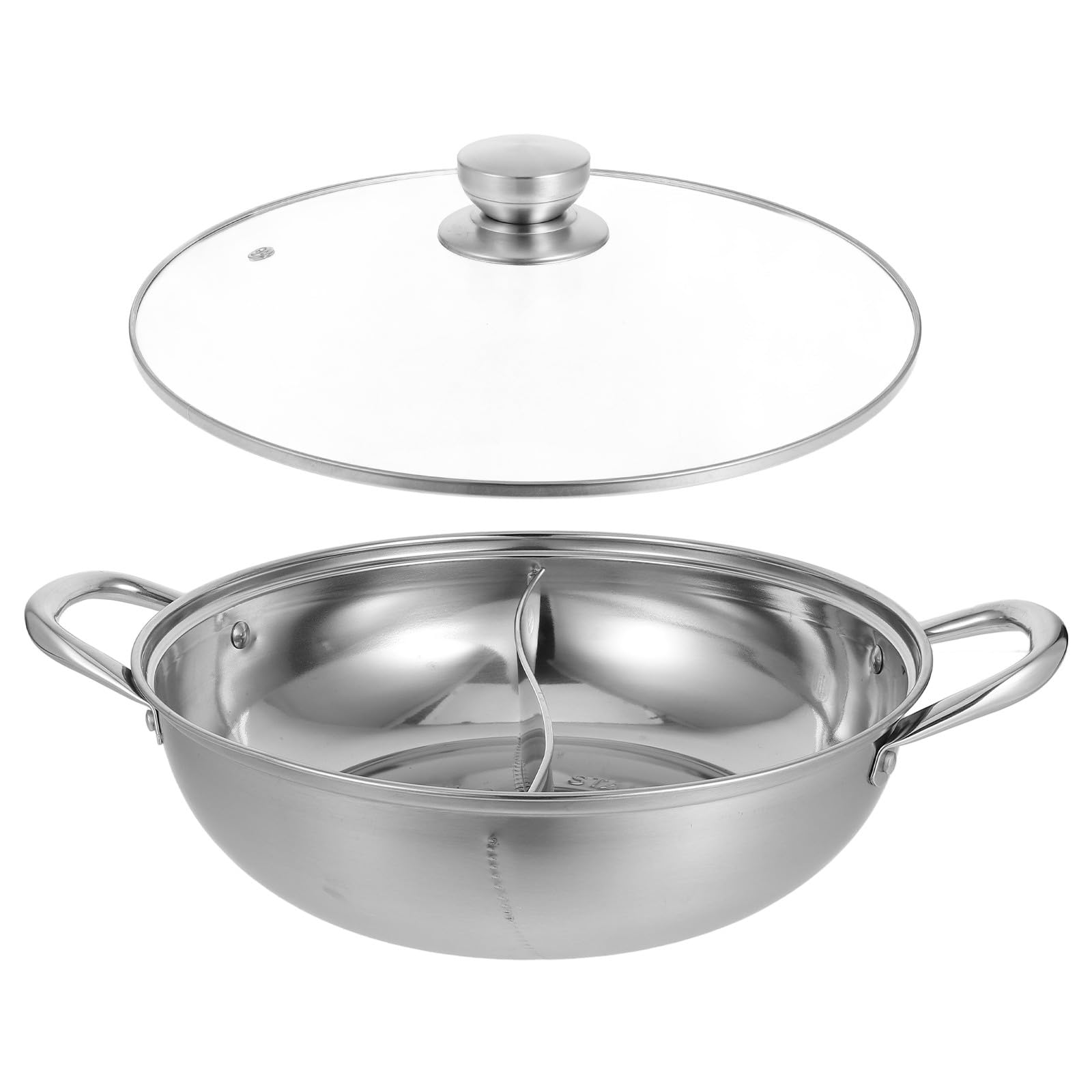 Marmite fondue chinoise inox anti-rouille pour réussir vos bouillons séparés
