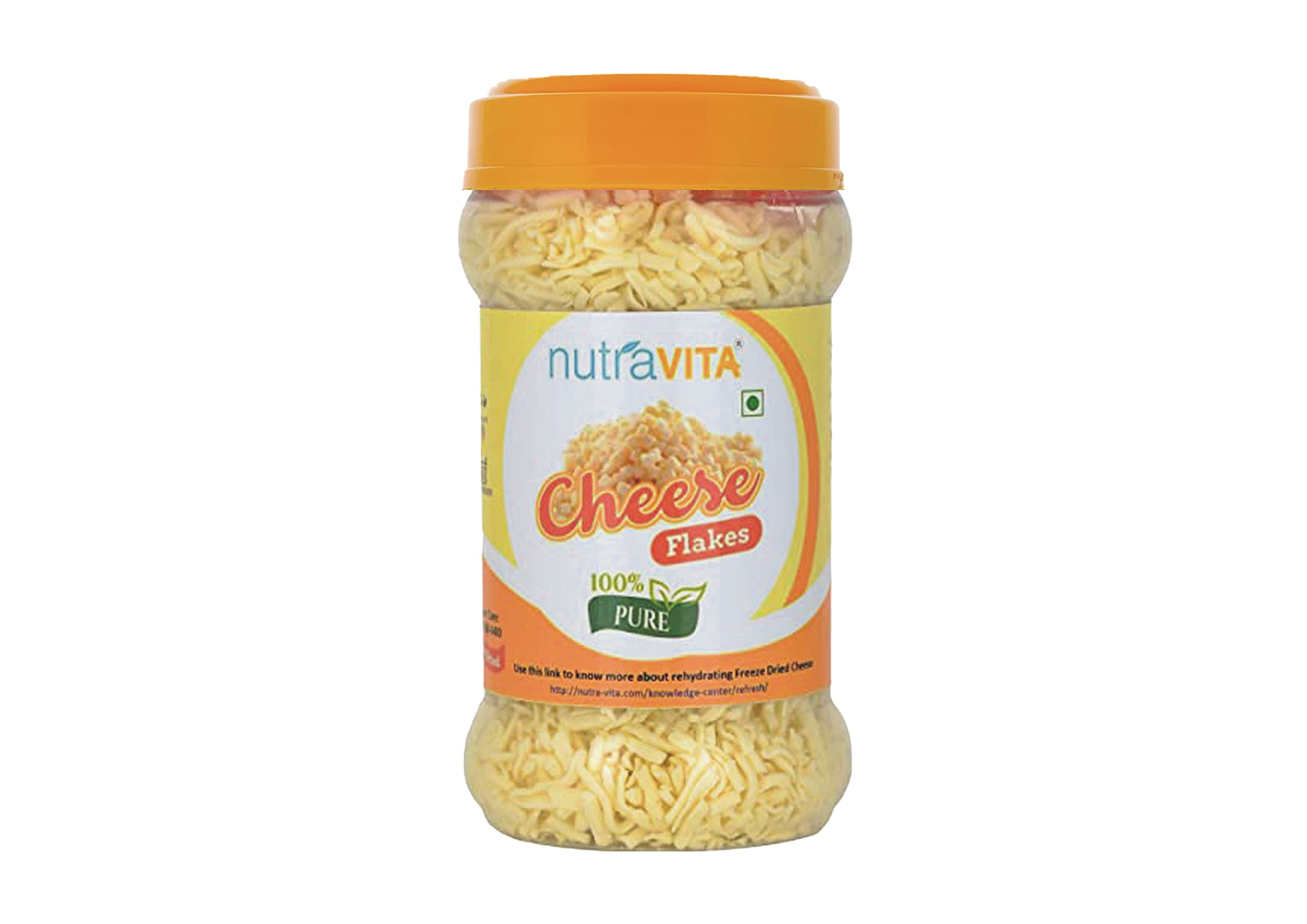 Nutra Vita Freeze Dried fine Cheese Flakes (Grated Cheese) 200 g (B07DG9Z63T) Amazon Price History, Amazon Price Tracker