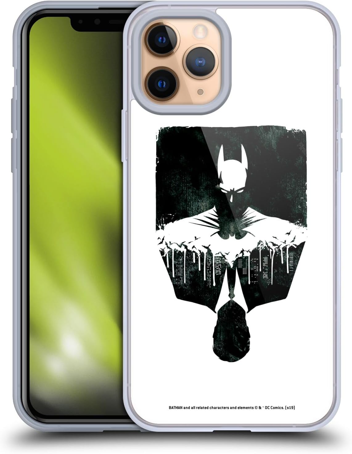 Head Case Designs Officially Licensed Batman DC Comics Alter Ego Cityscape 2 Duality Gel Case [Military Grade Protection] Compatible with Apple iPhone 17 Pro