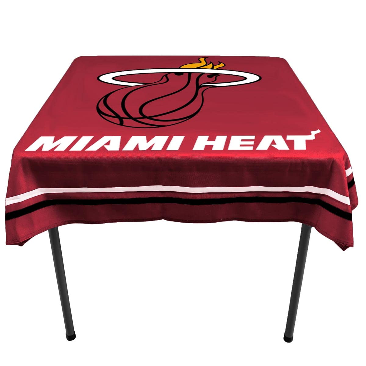 Nappe Miami Heat WinCraft textile carré chemin de table décoration NBA