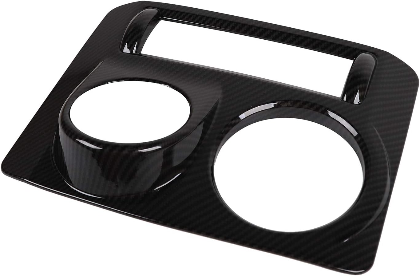 JeCar Four-Wheel Drive Control Panel Cover Interior Decoration Trim for Toyota 4Runner SR5 Limited 2010-2019, Carbon Fiber Texture