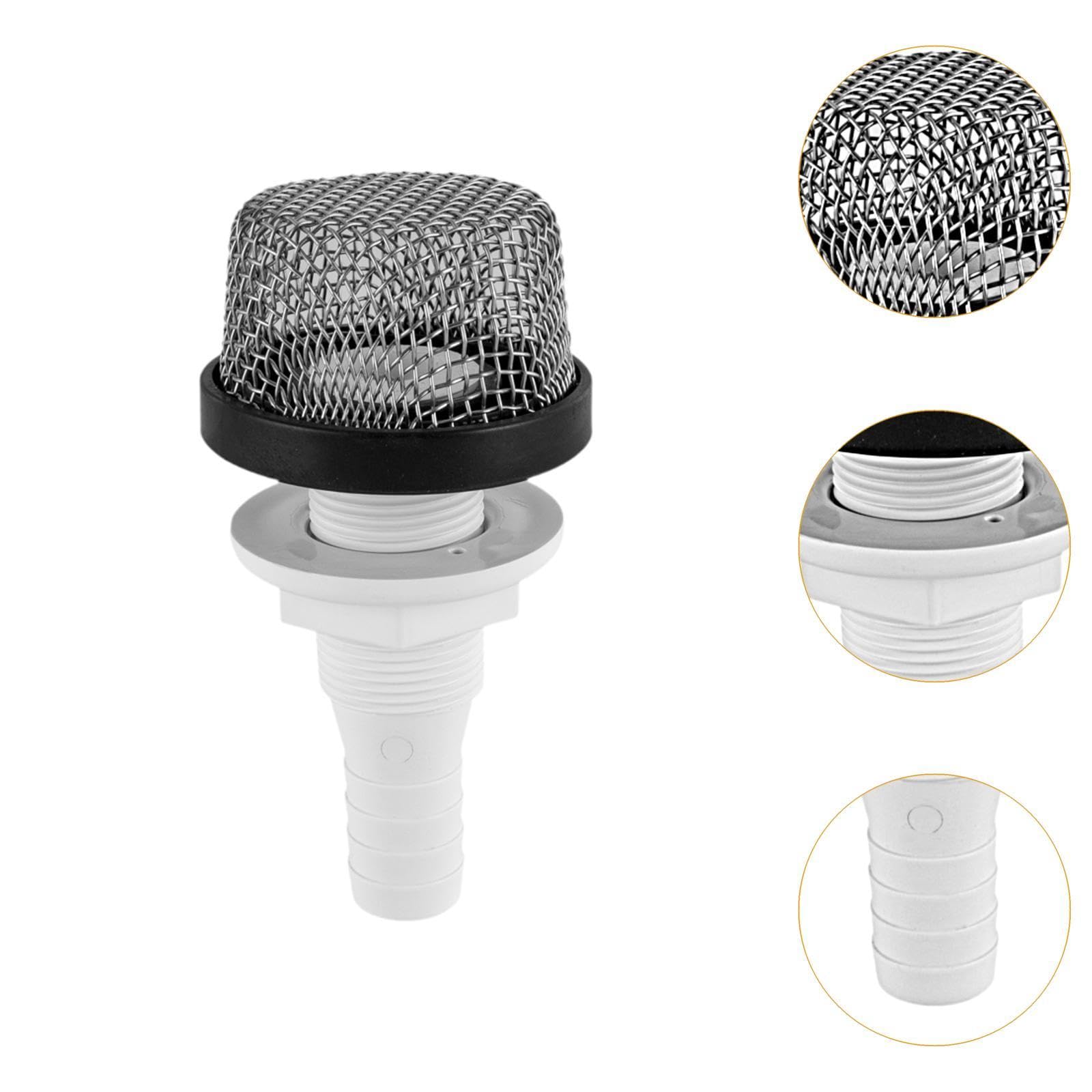 Oshhni Supporto Filtro con Schermo aeratore, Parte Pompa per Vasca di Raccolta, Alte Prestazioni, Facile da Usare, Facile da installare, raccordi Idraulici