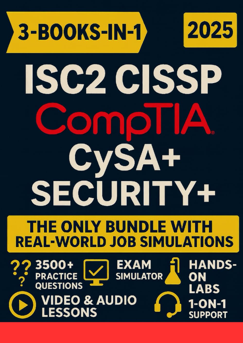 ISC2 CISSP Certification + CompTIA Security+ & CySA+ Prep (3-in-1): The ...