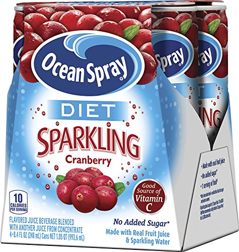 Ocean Spray Sparkling Diet Cranberry, 8.4-Ounce (Pack of 3)