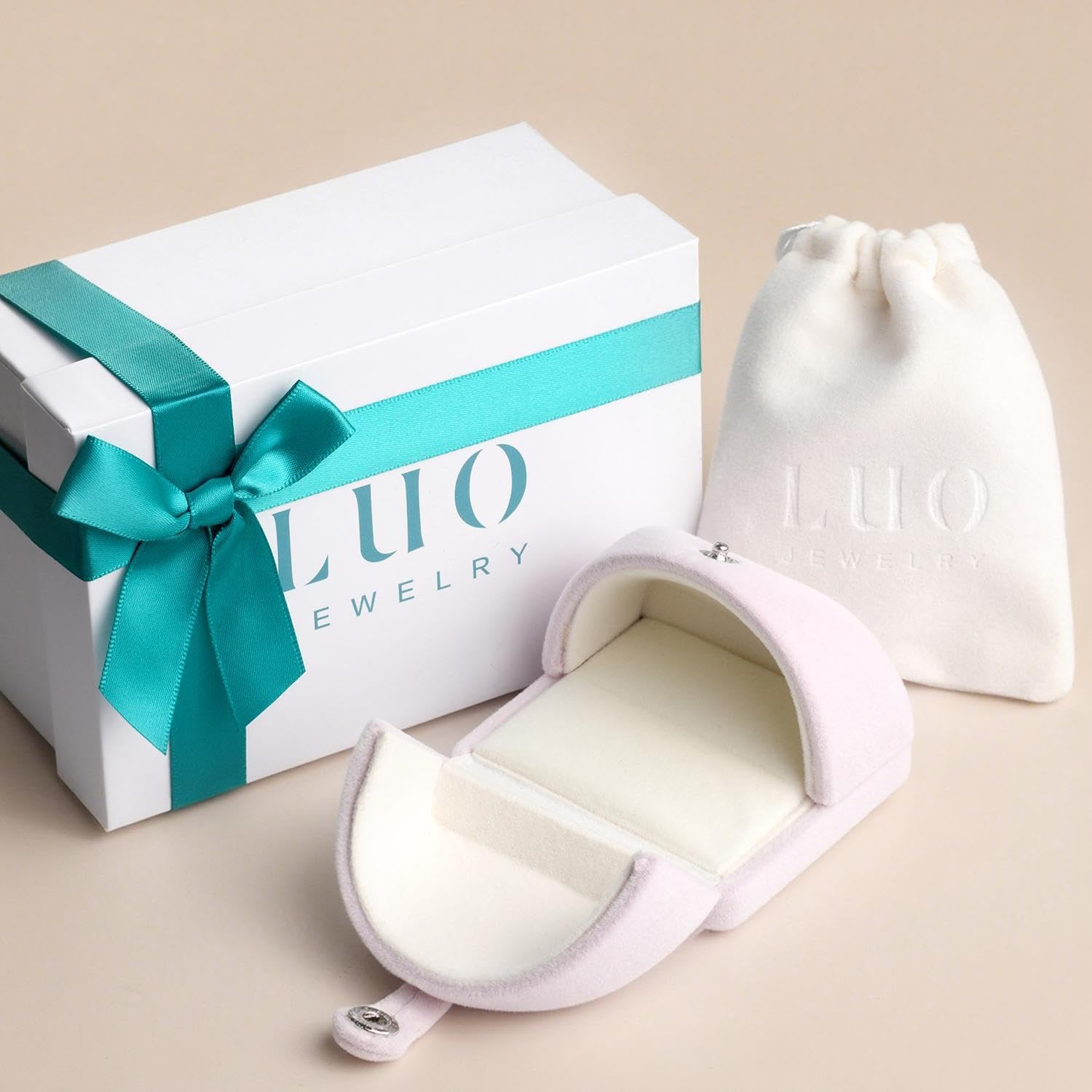 LUO 925 Sterling Silver Emerald Cut 7X5 MM Gemstone Ring, East West Engagement Ring for Women Jewelry - Image 5