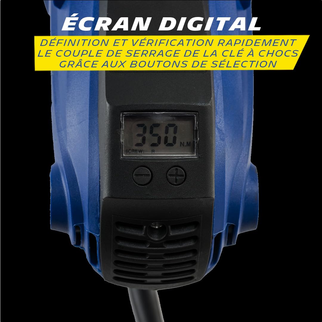 MICHELIN Clé à choc 230V, Visseuse/Déboulonneuse électrique pour écrous de roues