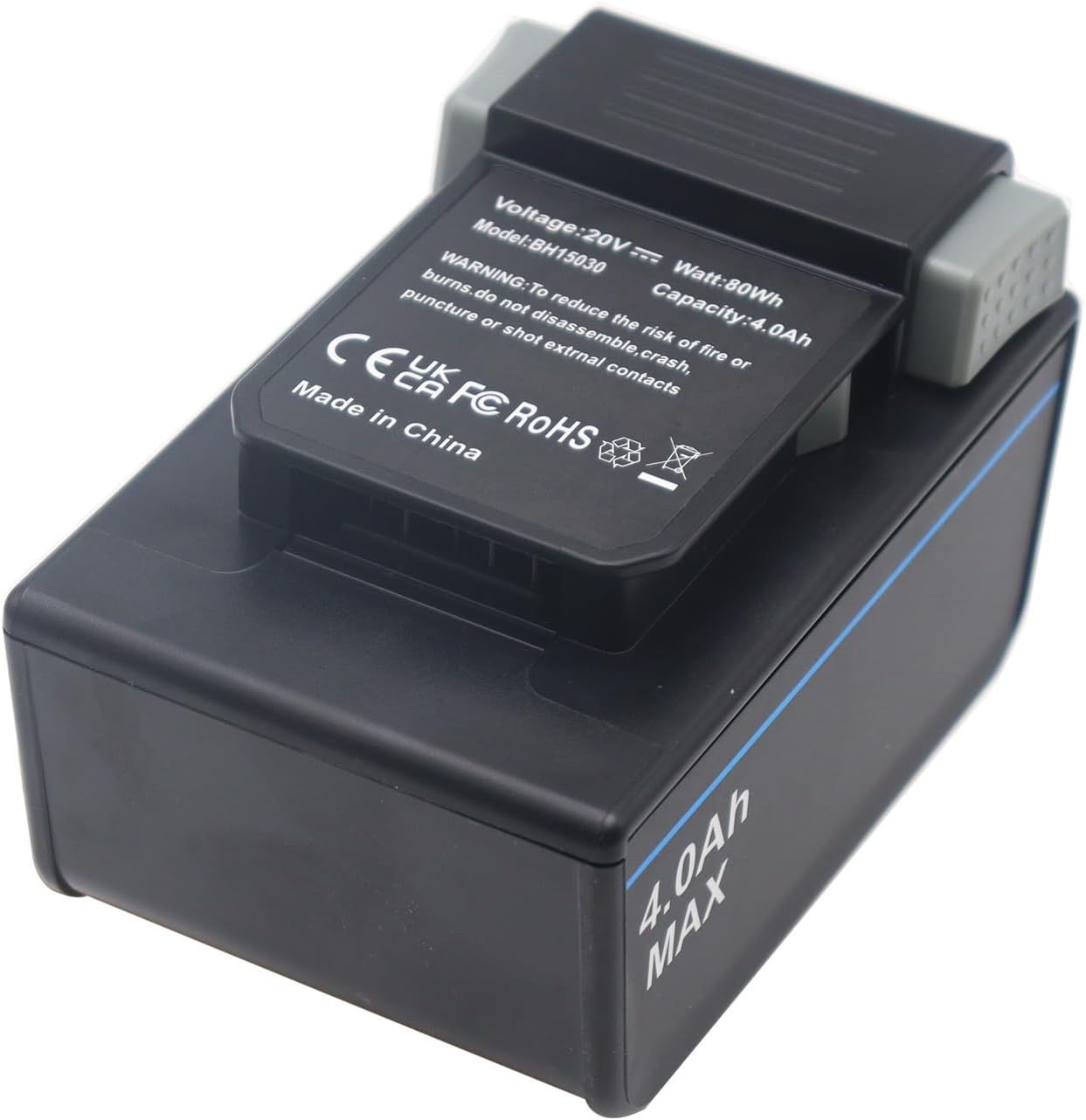 Replacement 4.0Ah 20V Lithium-ion Battery,Compatible with Hover Cordless Vacuum Cleaners, Hardfloor Cleaner,20V Battery Replacement for BH15030 BH25030 BH25040 BH15260PC BH15030PC2