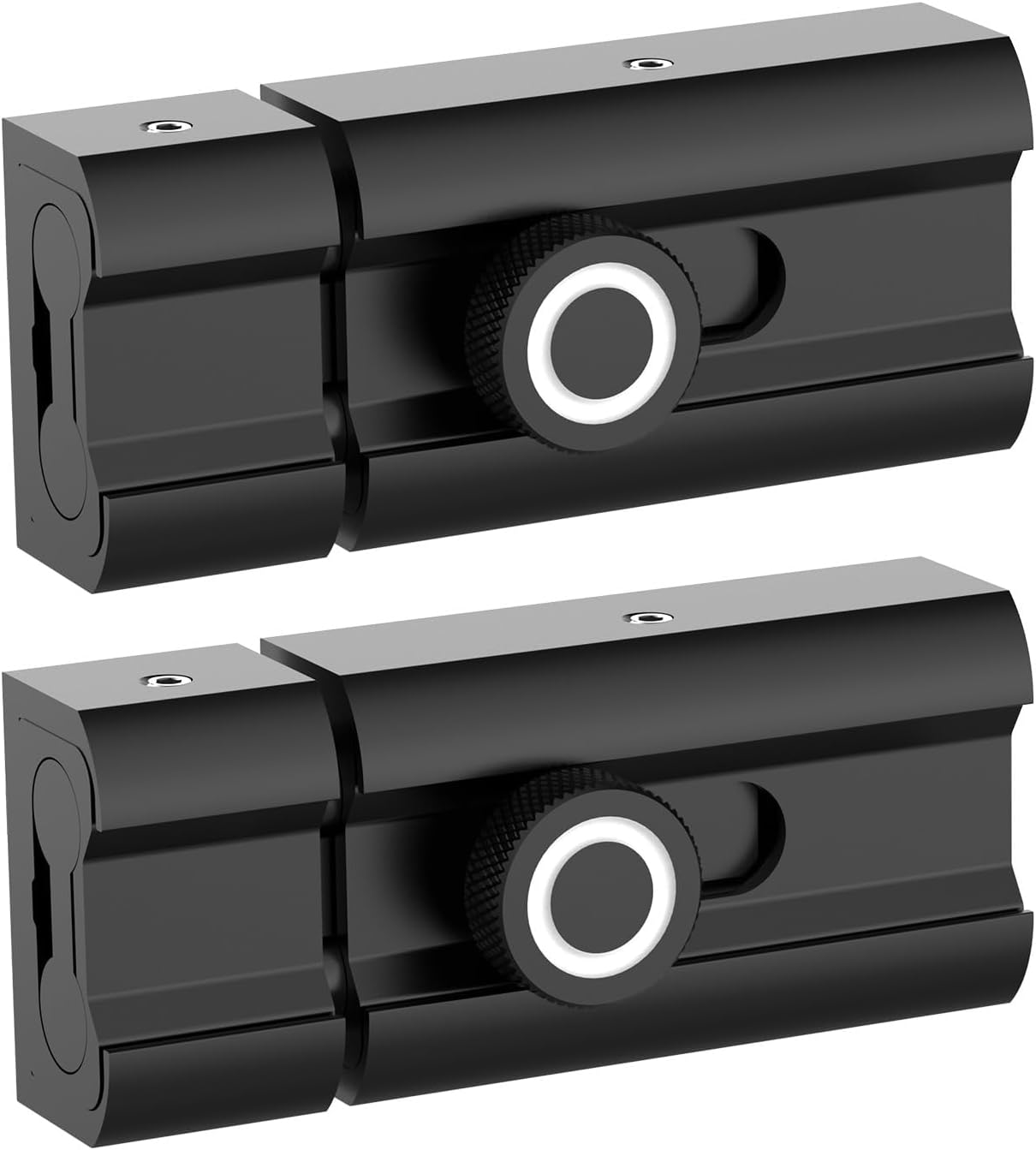 MAKINGTEC Heavy-Duty Slide Lock Latch - 3-Inch Barrel Bolt for Secure Door & Gate Locking | Ideal for Flush or Recessed Installations | Durable Black Hardware, 2-Pack