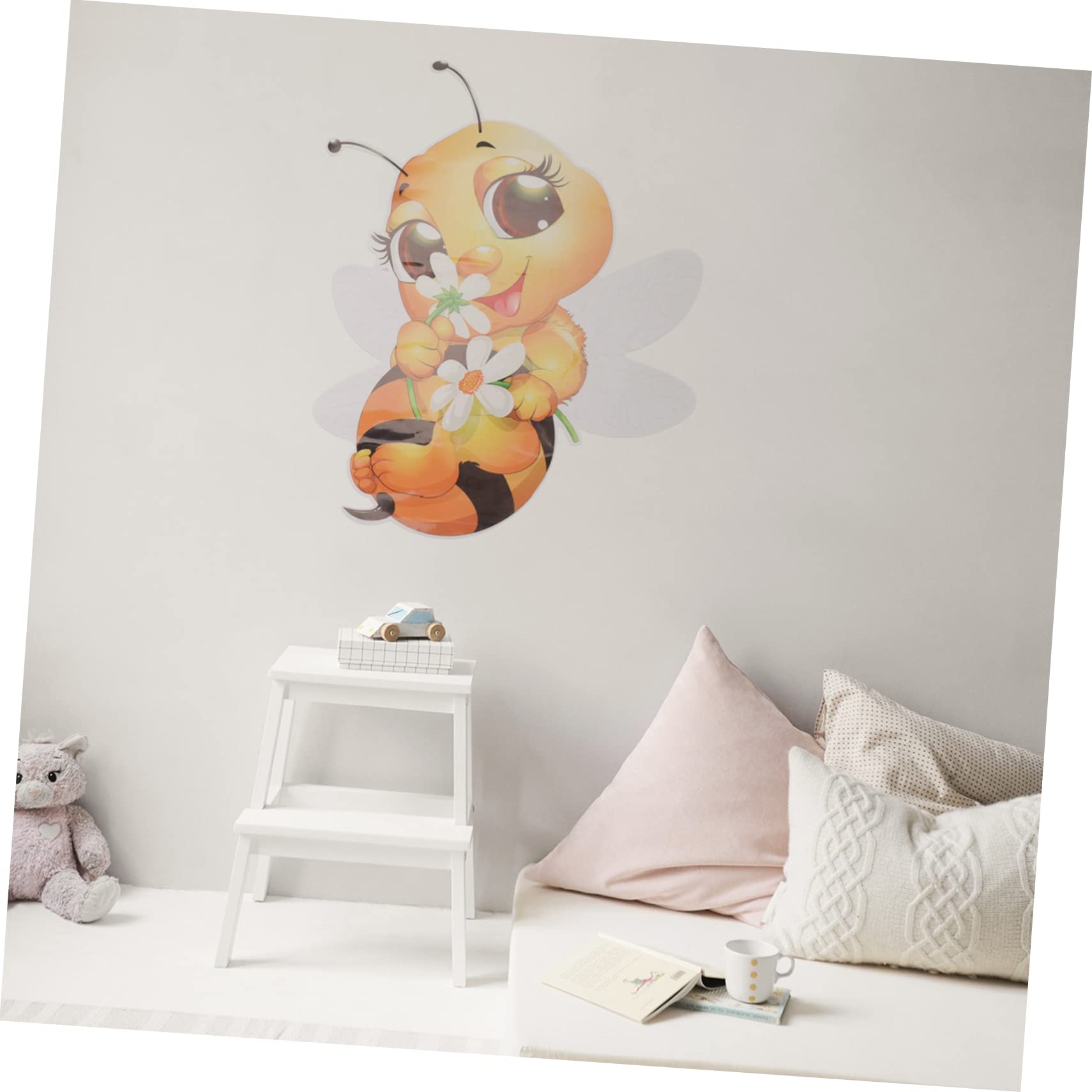 Toddmomy 5 Pegatinas De Pared Con Dibujos De Abejas Para Bebés Y Niñas Para Decoración De Dormitorio Guardería Animales Decoración De Habitación Pegatinas De Dibujos Animados