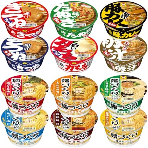 （19:00時点） 麺づくり 赤いきつね 緑のたぬき 12種詰め合わせセット (計12食入) うどん そば ラーメン カップ麺 アソート 食べ比べ 夜食 備蓄 常備食
