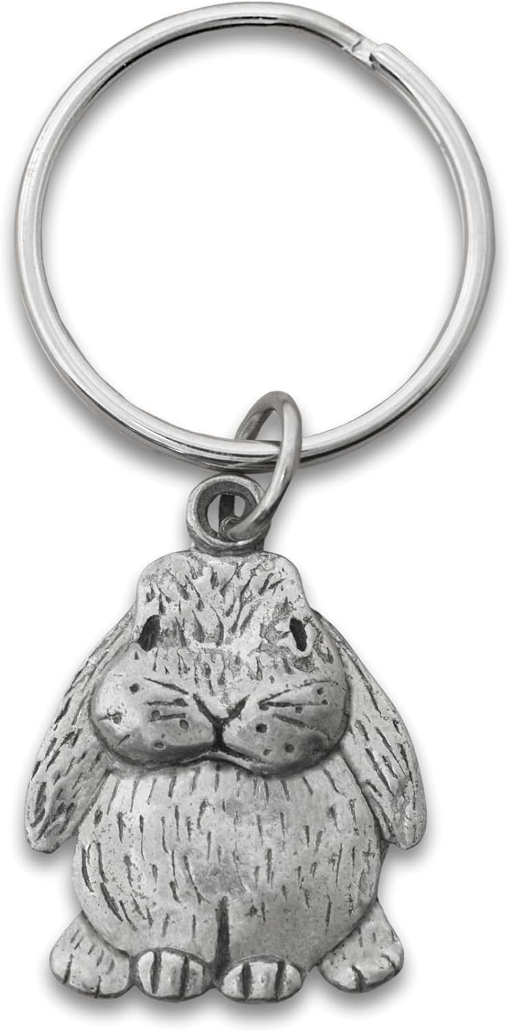 Magic Zoo Pewter Pocet Pets Keychain Cute Keychains for Women Handcrafted in USA