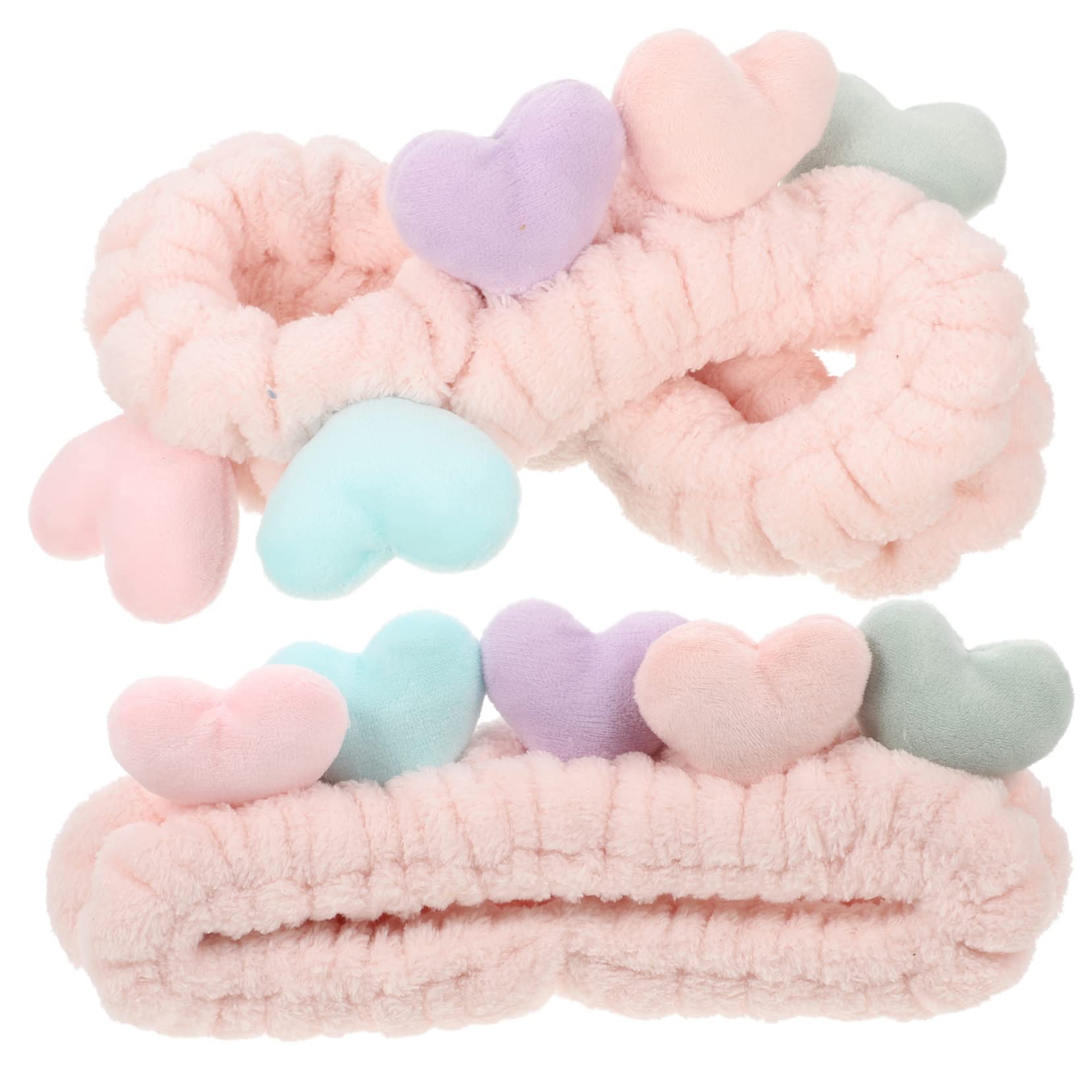 MAGICLULU 6 Pcs Del Cuore Trucco Dei Make Up Fasce Dei Hairband Elastica Elastici Dei Per La Testa Dei Per Le Donne