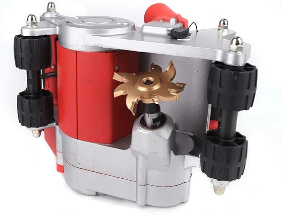 Wall Groove Cutting Machine, 110V 1100W Electric Floor Wall Chaser, Groove Concrete Cut Slotting Machine, Handheld Floor Brick Wall Chaser Groove Tool