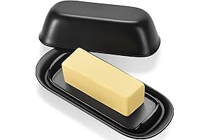 Butter Dish with Lid, Butter Dish Holder, Butter Container with Lid, Easy...