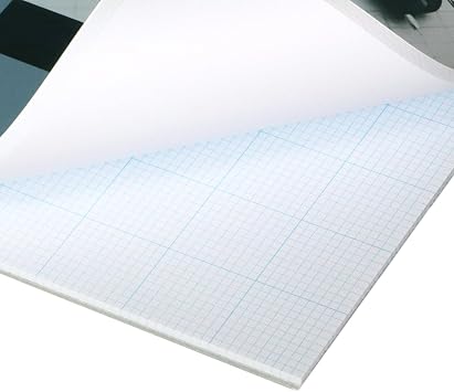 Pro Art 8-1/2-Inch by 11-Inch Cross Section Paper Pad, 4 Squares per Inch