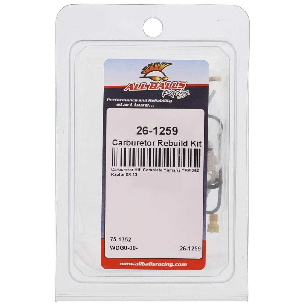 All Balls Racing 26-1259 Vergaser-Umbaukit Für Yamaha YFM 250 Raptor (2008-2013)