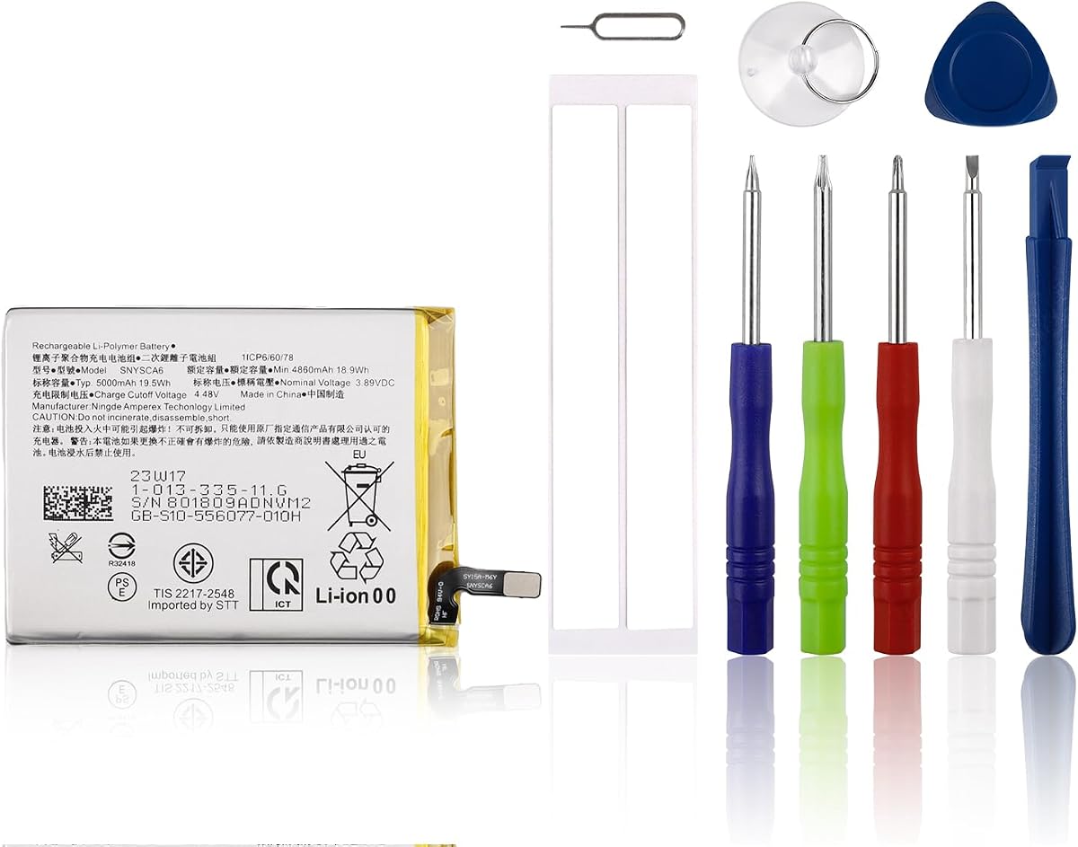 Replacement Battery SNYSCA6 Battery Compatible with Sony Xperia 1 IV/Sony Xperia 5 IV with Free Tools