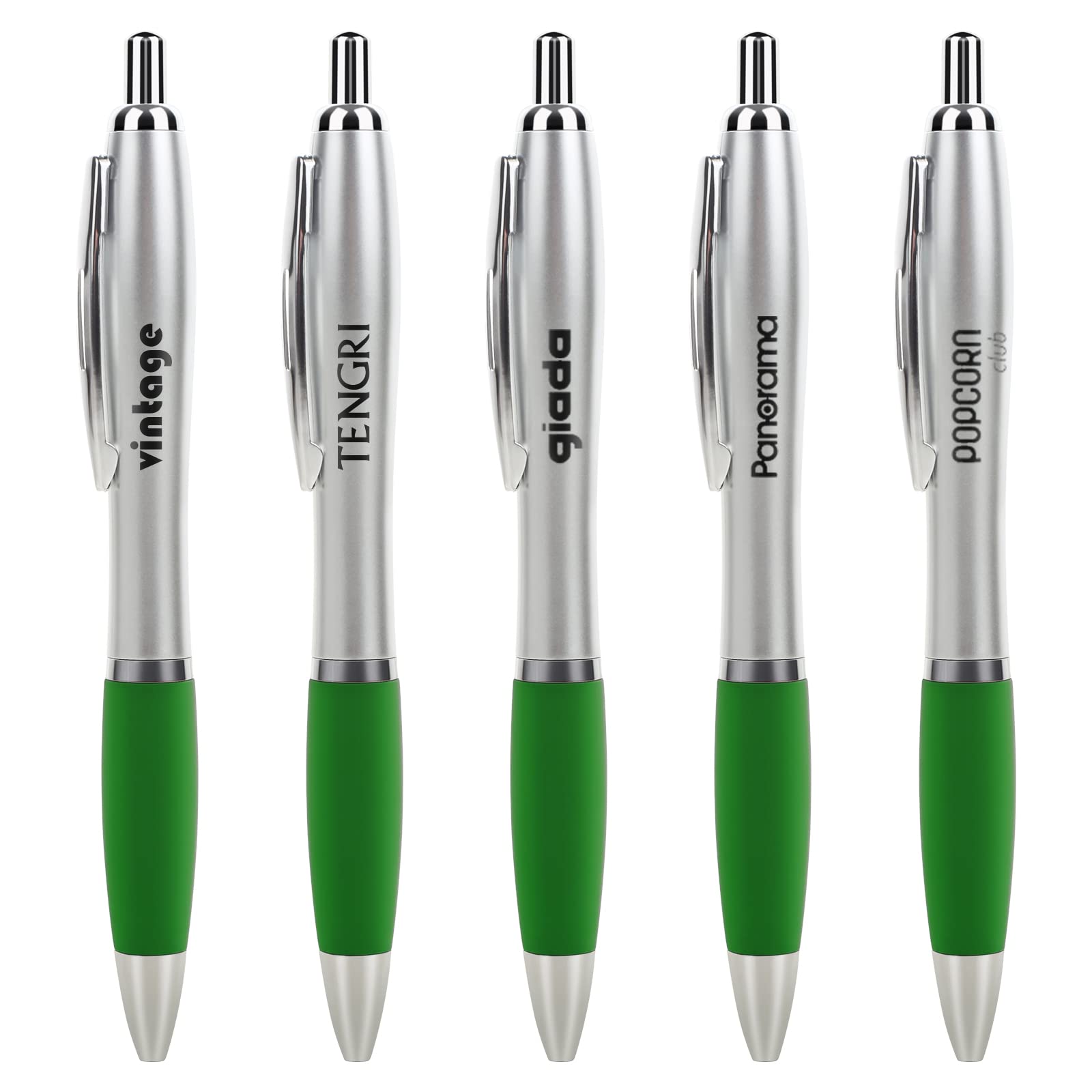 HH-STUDIO CUSTOM Personalized Pens 100 Pack Promotional Classic Click Pen Printed with Your Logo or Message