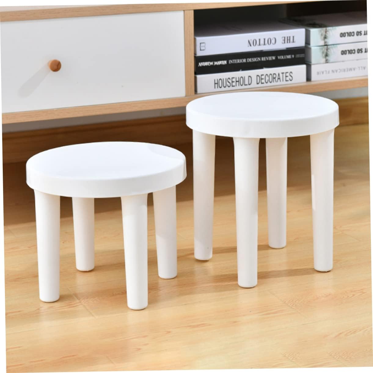 Boy Girl Friendly Slip Stool Boys and Girls Potty Stool Step for Toddlers Non-Slip and Shoe Changing