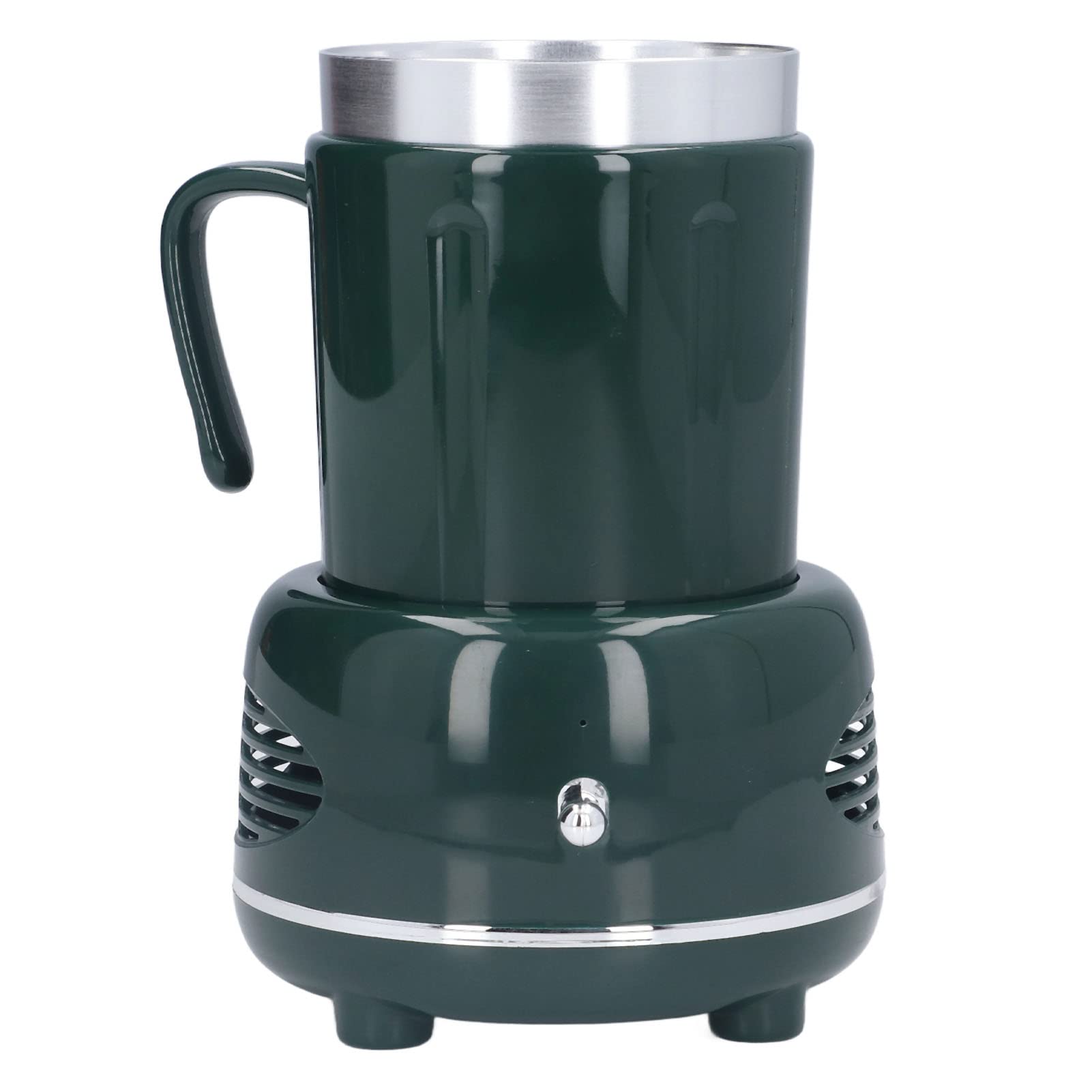 TOPINCN Calentador y Enfriador de Tazas, Taza de café con Curvo, Almohadillas Antideslizantes para café (Verde)