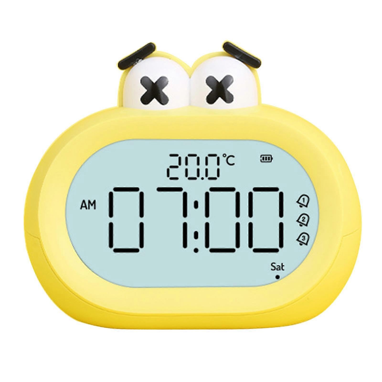 JOYHAPPST Alarm Clock Timer Clock for Bedroom Countdown Kids Digital Night Light Clock