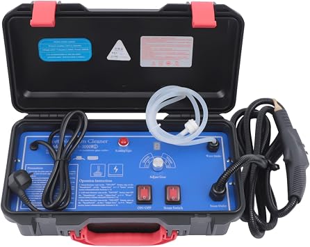 1700W High Pressure Steam Cleaner, 110V 3.5Pa 3000H Handheld Portable Instant Steam Cleaning Machine Car Detailing Washer Kitchen Cleaning Machine for Clean Microwave Ovens, Sofas CNT-A-3000WG