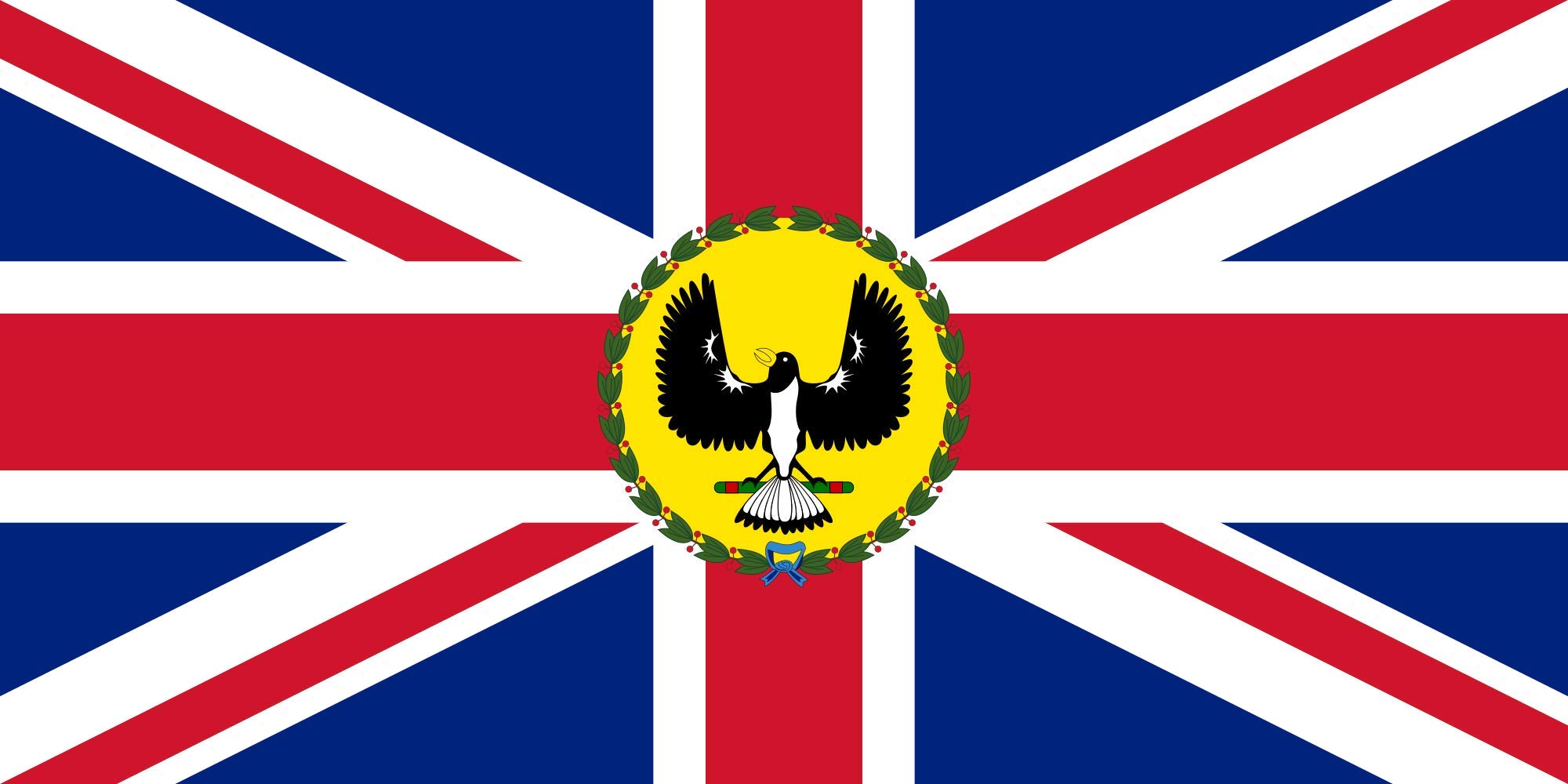 Drapeau Governor of South Australia 1904-1975 grand format pour pavoisement