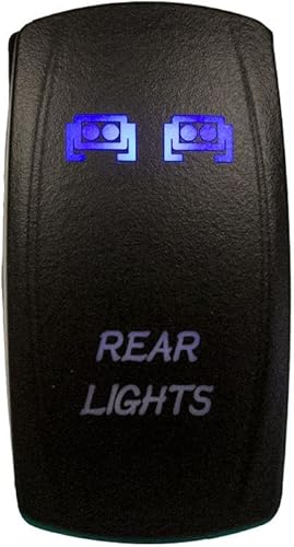 Dragonfire Interruptor LED Racing (luces traseras) (azul)