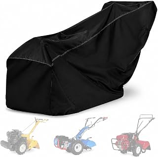 Rototiller Cover for Greenworks 40V Cultivator Attachment 2020–Present, Heavy Duty Oxford Fabric Tiller Cover with Adjustable Drawstring, Garden Cultivator Protector