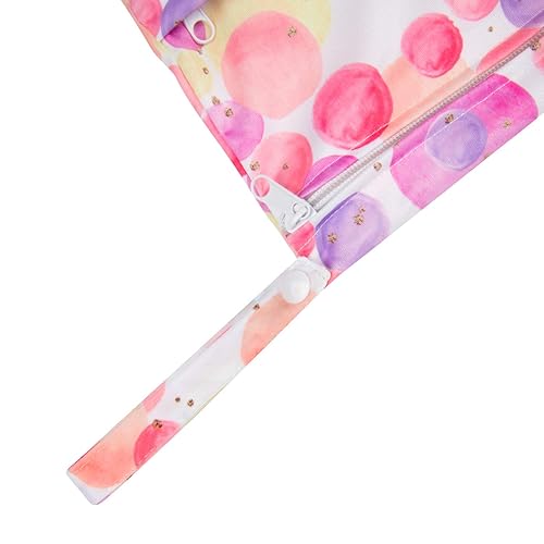 Miniatura 115 de ALVABABY 2 bolsas de pañales de tela para ropa húmeda, reutilizables con dos bolsillos con cremallera, para viajes, playa, piscina, guardería, 01